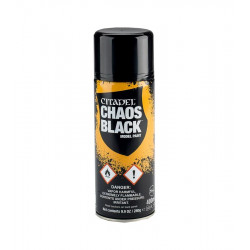 Spray de primer da cidadela: Chaos Black.