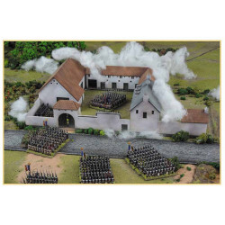 Pacote de cenários de La Haye Sainte. Batalhas Épicas de Black Powder: Waterloo.