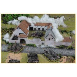 Paquete de escenarios de La Haye Sainte. Black Powder Epic Battles: Waterloo.