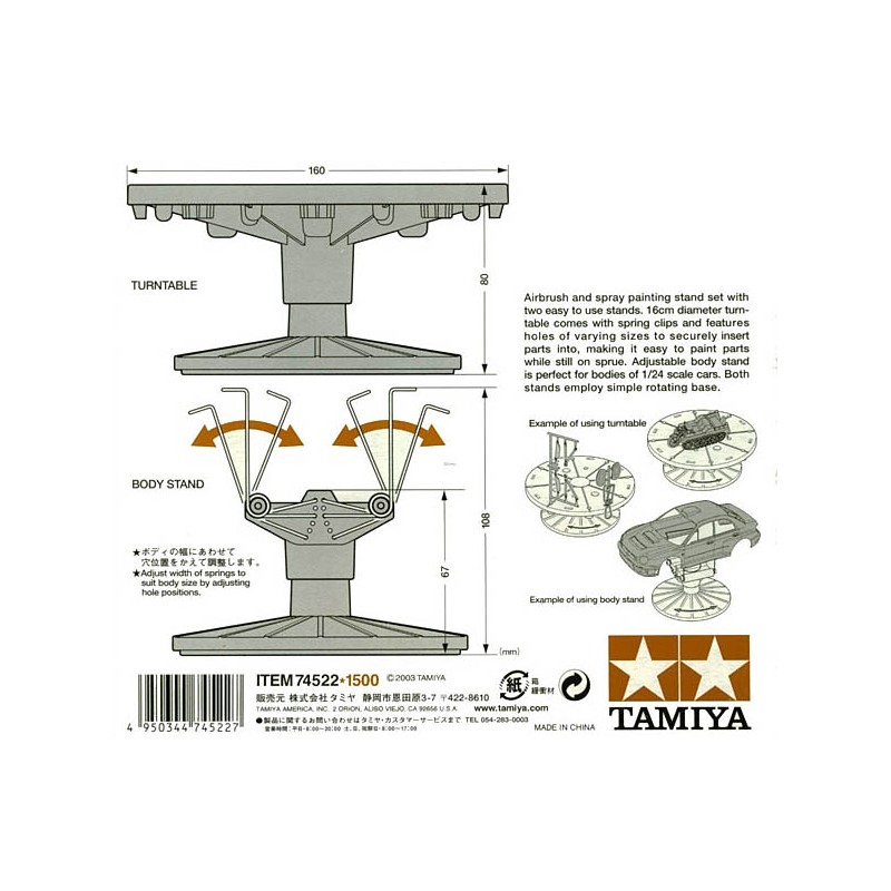 Soporte de pintado. TAMIYA 74522