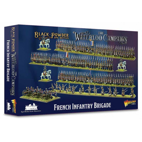 Brigada de infantería francesa. Black Powder Epic Battles: Waterloo.