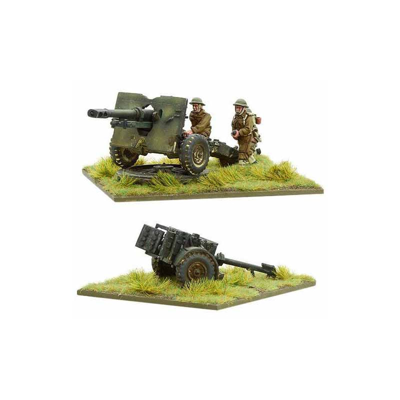 Obús y Limber británicos de 25 libras. Bolt Action.