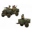 Jeep y remolque aerotransportados británicos. Bolt Action. Jeep y remolque aerotransportados británicos. Bolt Action.
