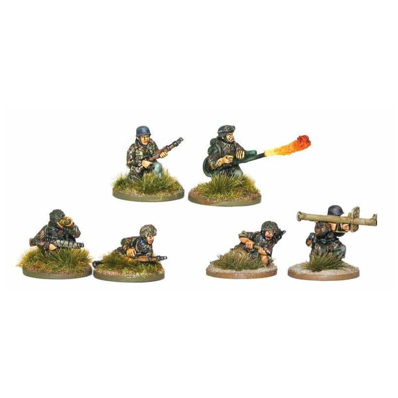 Equipos de francotiradores, antitanque y paracaidistas lanzallamas (1943-45). Bolt Action..