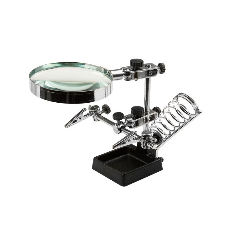 Lupa especial para electrónica.