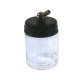 Glass paintcup for airbrush, 22ml. FENGDA BD-03