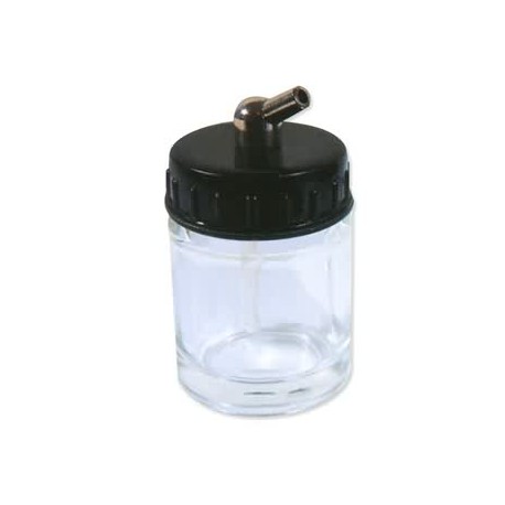 Glass paintcup for airbrush, 22ml. FENGDA BD-03