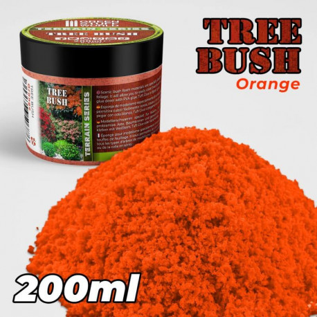 Tree bush clump foliage, Orange. 200ml.