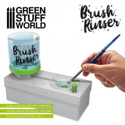 Brush rinser.