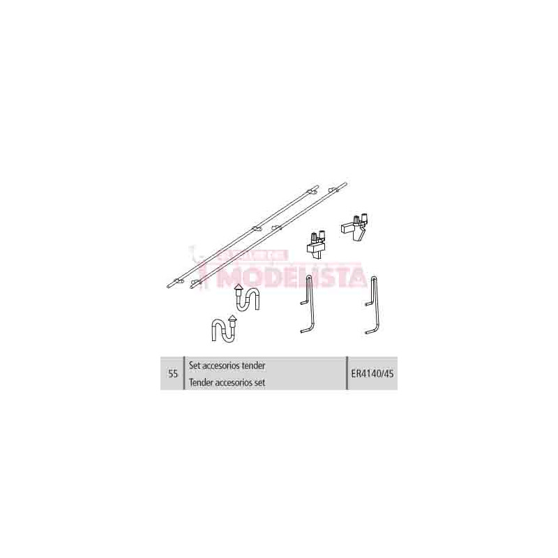 Set de accesorios para el tender. Mikado
