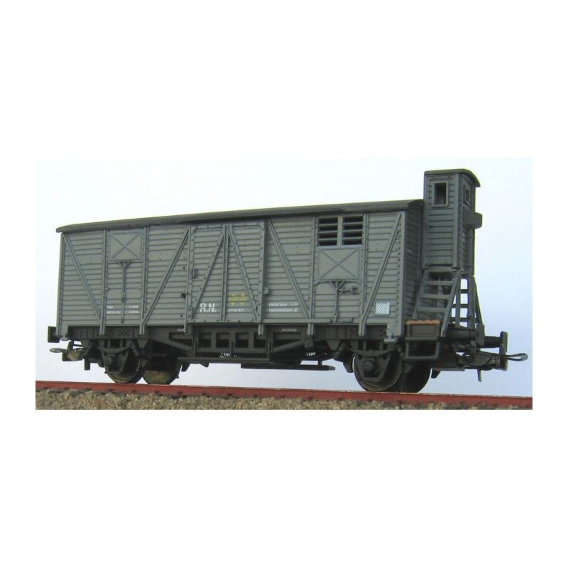 Vagón cerrado con garita elevada, RENFE. KTRAIN 0706B