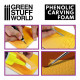 Phenolic carving foam 10 mm A4.