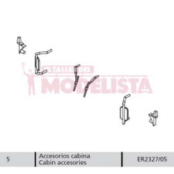 Cabin accessories for RENFE 352.