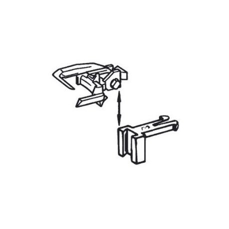 Universal coupling, NEM 363 head (x12). ROCO 40396