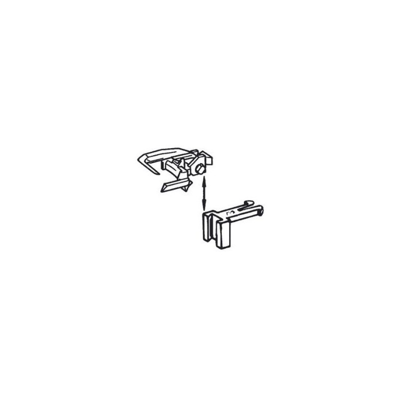 Enganche universal, cabezal NEM 363 (x12). ROCO 40396