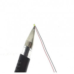 Led SMD 0402 blanco frio con cable (x4). 0402