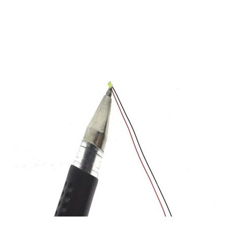 Led SMD 0402 blanco frio con cable (x4). 0402