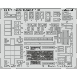Photo-etched: Panzer II Ausf. F.