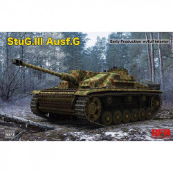 Stug. III. G, production initiale. Intérieur complet.