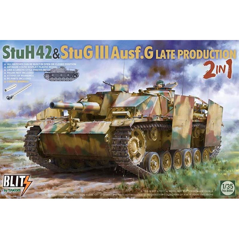 StuH42&StuG. III Ausf.G, útima producción. StuH42&StuG. III Ausf.G, útima producción.