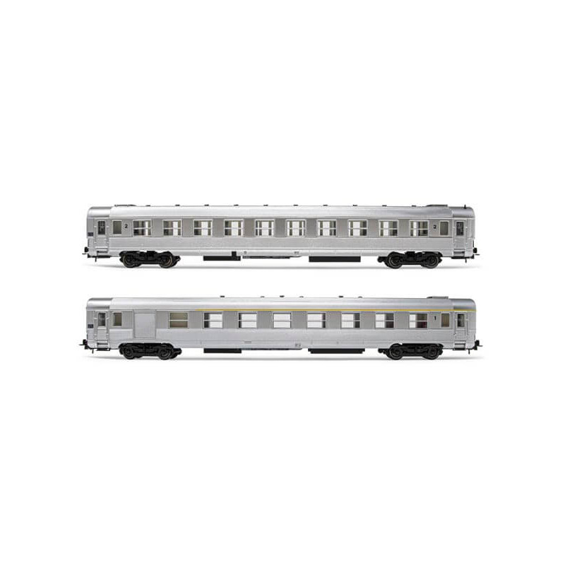 Set de dos coches DEV Inox. SNCF.