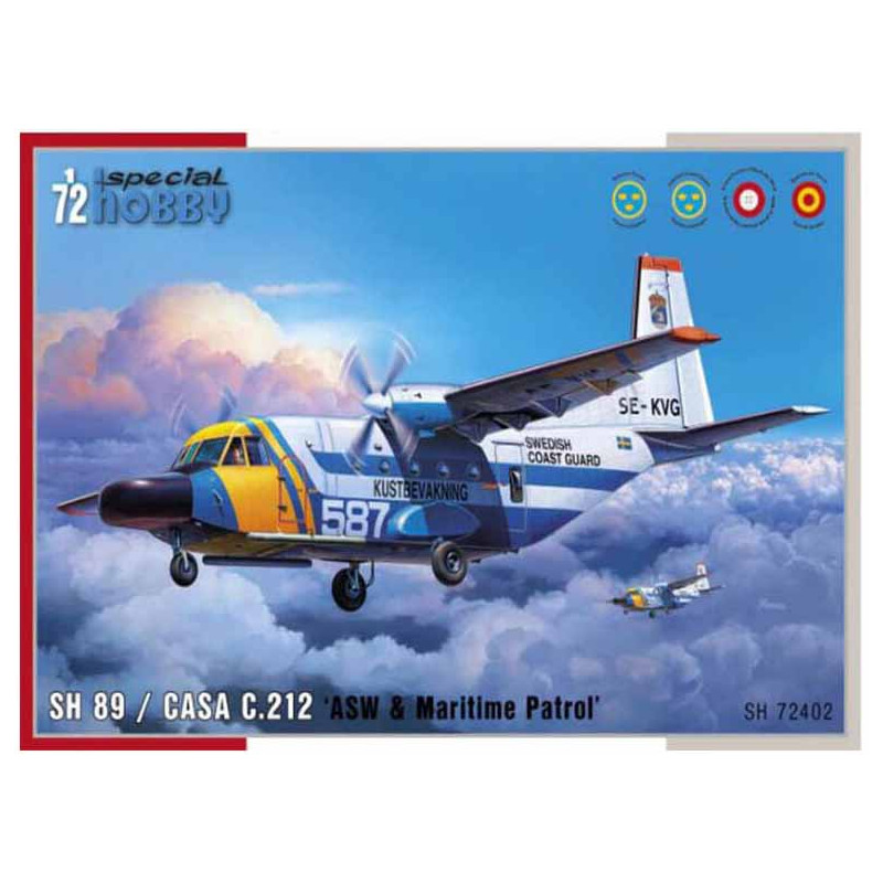 SH 89 CASA C.212 ASW y Patrulla Marítima. Special Hobby.