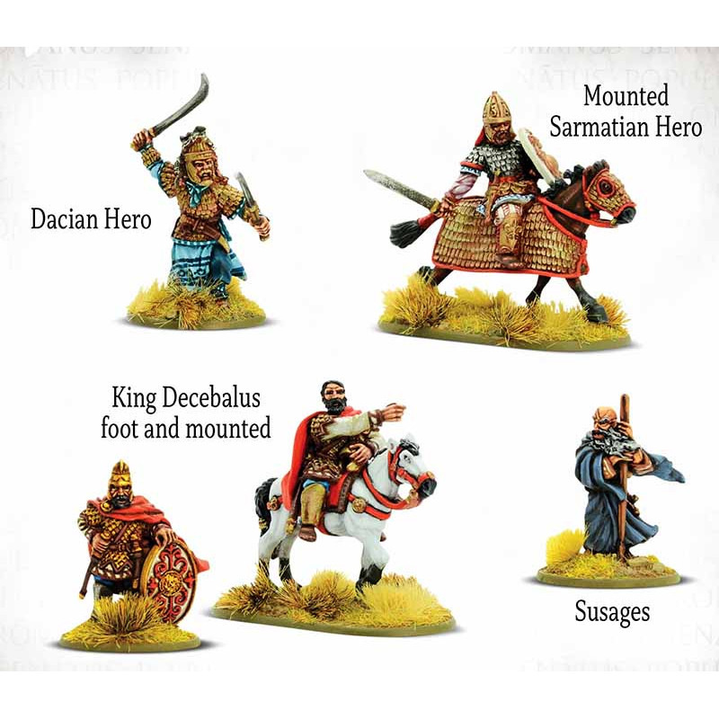 Warlord Games SPQR - Guerrieri Galli (WAR-152014001): Set Di 20 Figure In Plastica Per Wargame, Da Montare E Dipingere