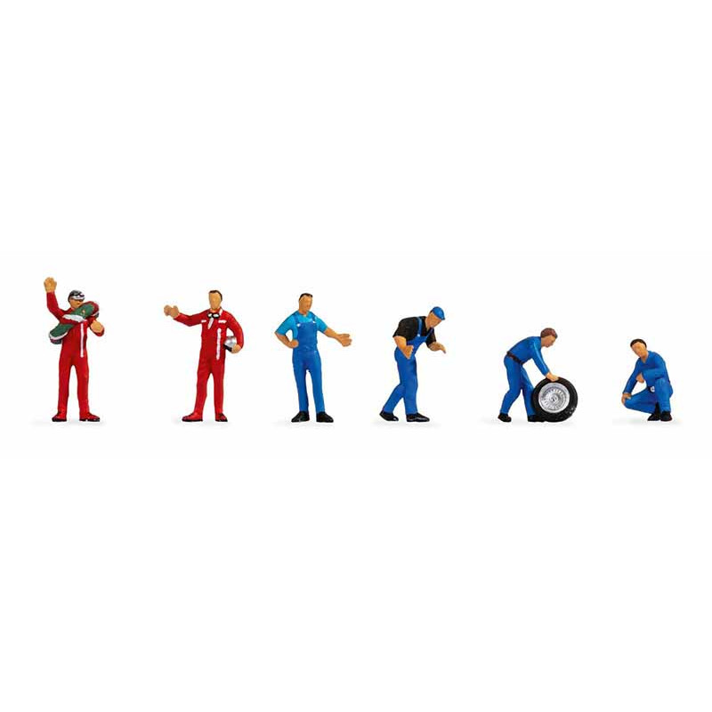 Racing drivers and mechanics.