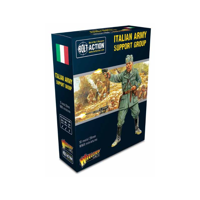 Grupo de apoyo del ejército italiano. Bolt Action.