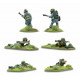 Italian Paracadutisti flamethrower, sniper & light mortar teams. Bolt Action.