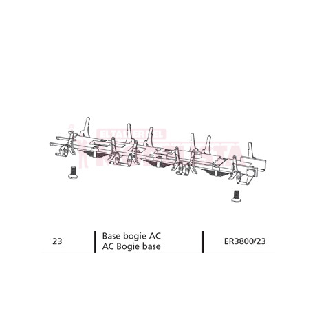 AC base bogie for RENFE 303.