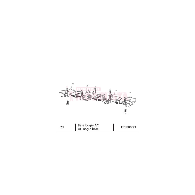 Base bogie AC para 303 de RENFE.