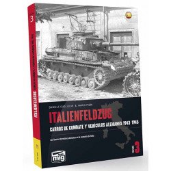 Italienfeldzug. Carros de combate y vehículos alemanes.