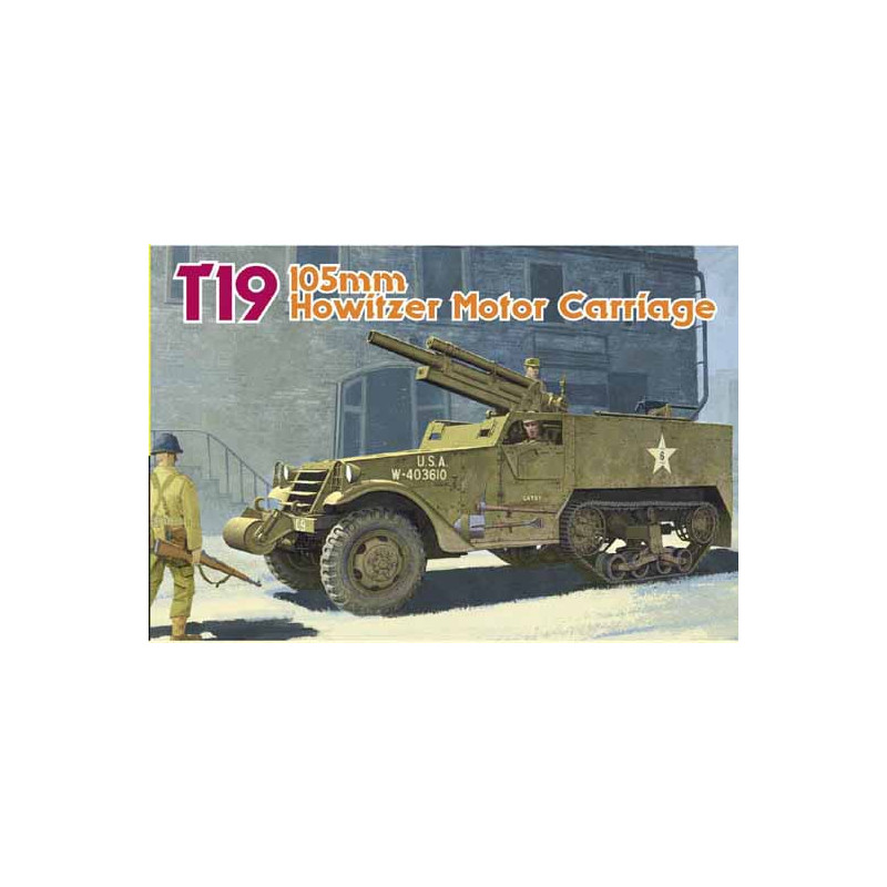 T19 105 mm Howitzer motor carriage.