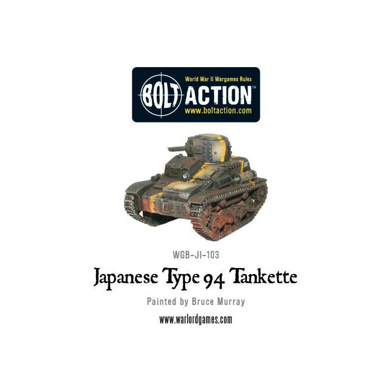 Japanese Type 94 Tankette. Bolt Action. Japanese Type 94 Tankette. Bolt Action.