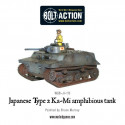Tanque anfibio japonés Tipo 2 Ka-Mi. Bolt Action.