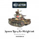 Japanese Type 4 Ke-Nu light tank. Bolt Action.