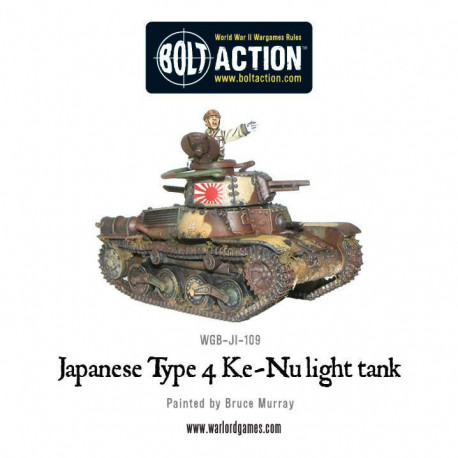 Japanese Type 4 Ke-Nu light tank. Bolt Action.