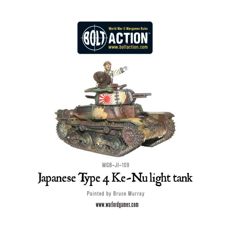 Tanque ligero japonés Tipo 4 Ke-Nu. Bolt Action.