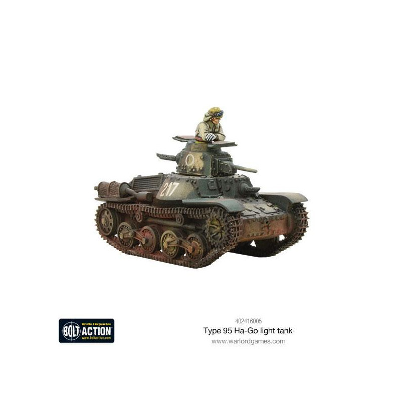 Tanque ligero japonés Tipo 95. Bolt Action.