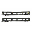 Plataforma portacoches DD DEV 66 (x2). SNCF.