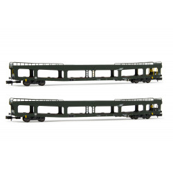 Plataforma portacoches DD DEV 66 (x2). SNCF.