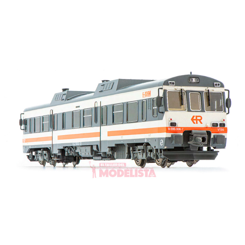Automotor diésel "Tamagochi", 9-596-006-7. Regionales. RENFE.