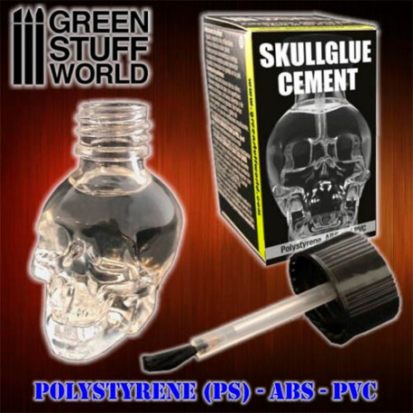 SkullGlue Cement for plastics.