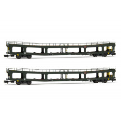 Piattaforma per il trasporto auto DD DEV 66 (x2). SNCF.