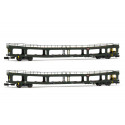 Plataforma portacoches DD DEV 66 (x2). SNCF.