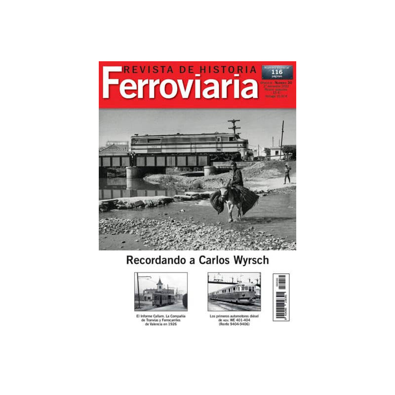 Revista de Historia Ferroviaria nº 30.