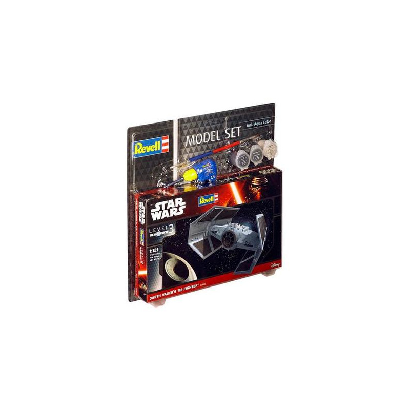 Star Wars: Caza Tie de Darth Vader con pinturas. REVELL 63602