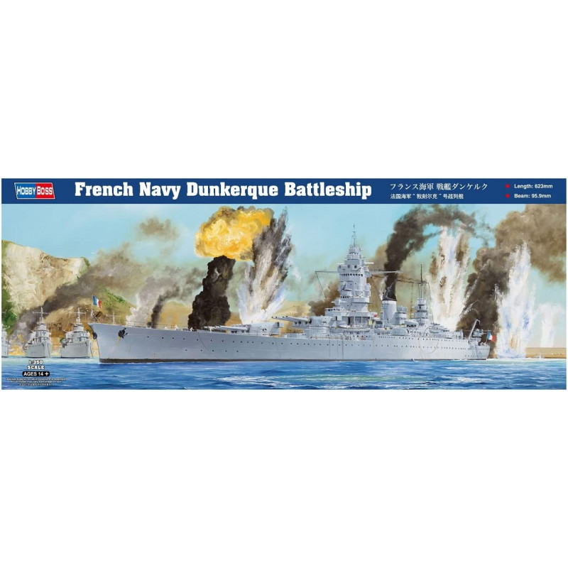 French Navy battleship Dunkerque.