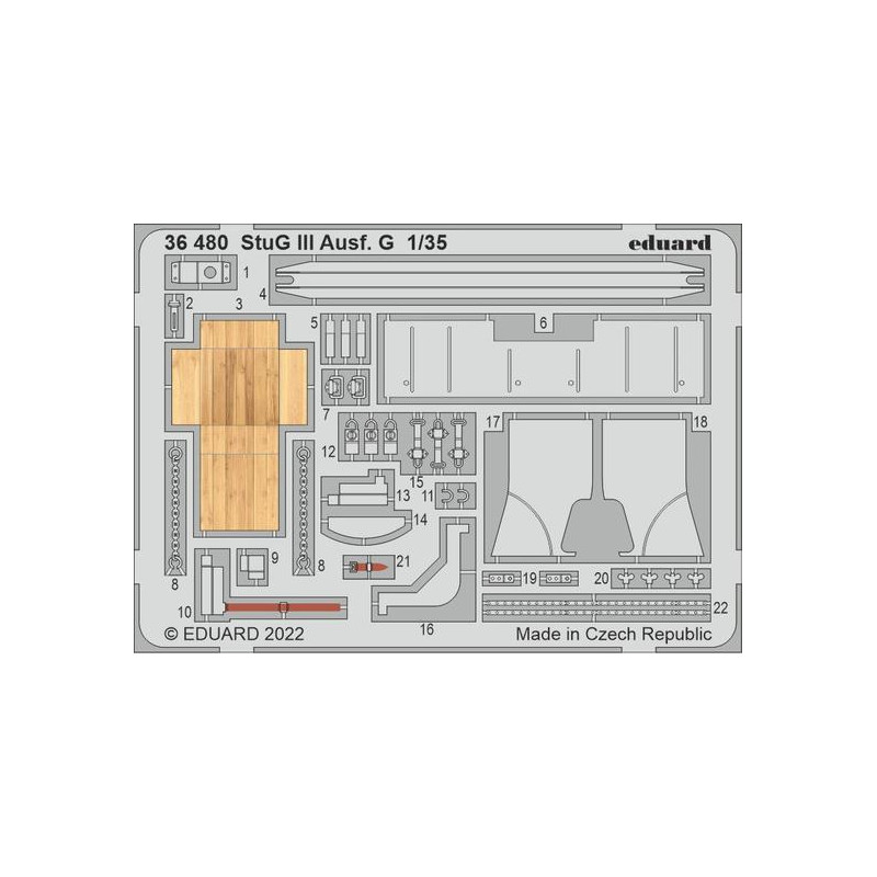 Fotograbado: StuG III Ausf. G.